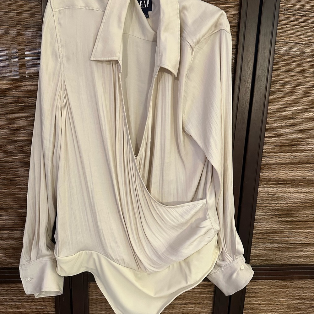 GAP Women's Cream Bodysuit